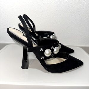 Nine West Heels with Pearls